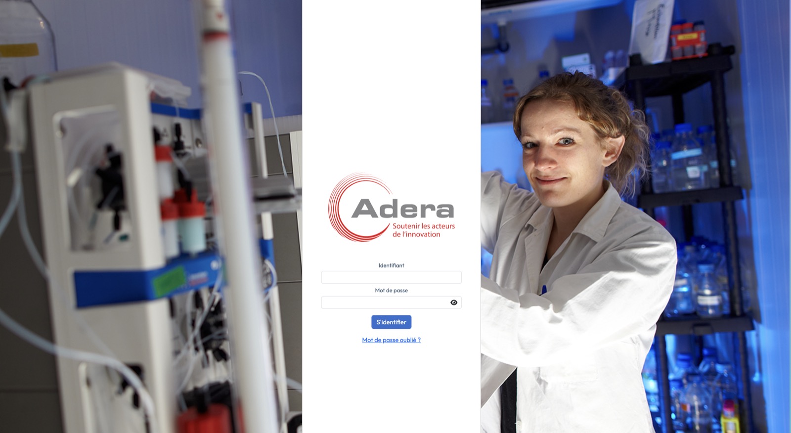 Adera — Logiciel de gestion à destination des équipes de recherche